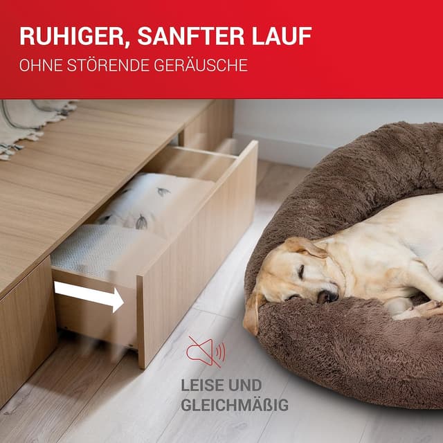 Thumbnail 4 de LouMaxx Schubladenschienen 310 mm Führungsnut 17 mm 🛠