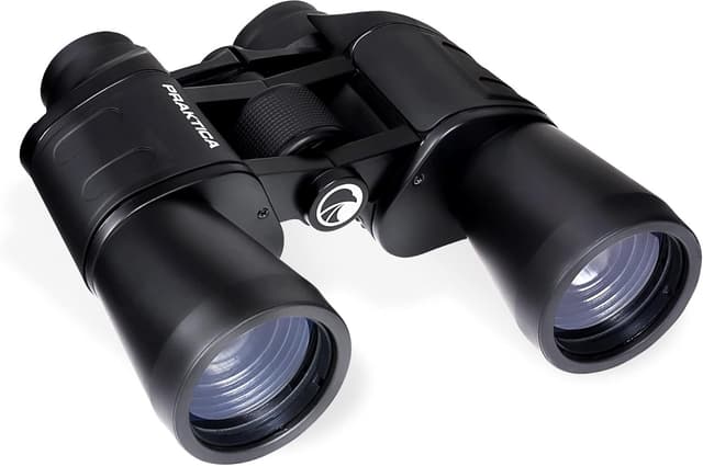 Detalle 2 de Praktica Falcon 10x50mm Porro Prism Field Black Binoculars – fully coated lenses, 10x magnification