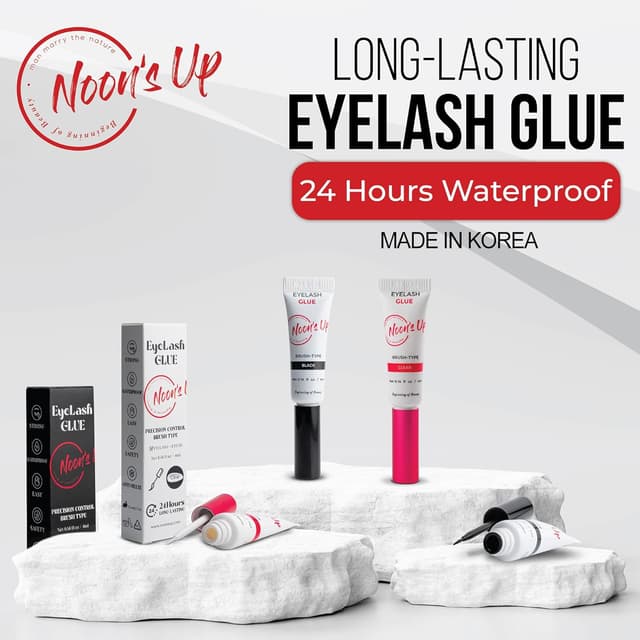 Thumbnail 6 de NOON'S UP Wimpernkleber 4 ml – wasserfest, hypoallergen 💄