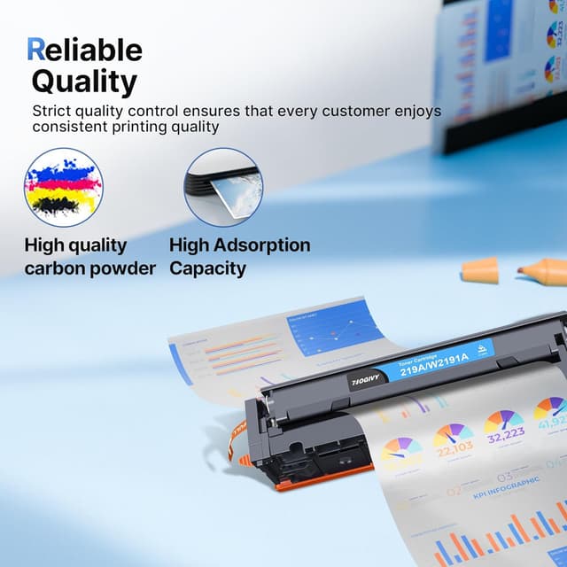 Thumbnail 6 de NOGIVY 219A 4‑Pack Toner Cartridges 🖨