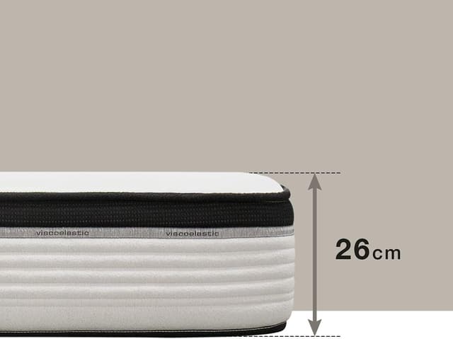 Detalle de Kuo Dream Orsay Spring materasso a molle insacchettate 100x200 cm con visco e tessuto 3D traspirante