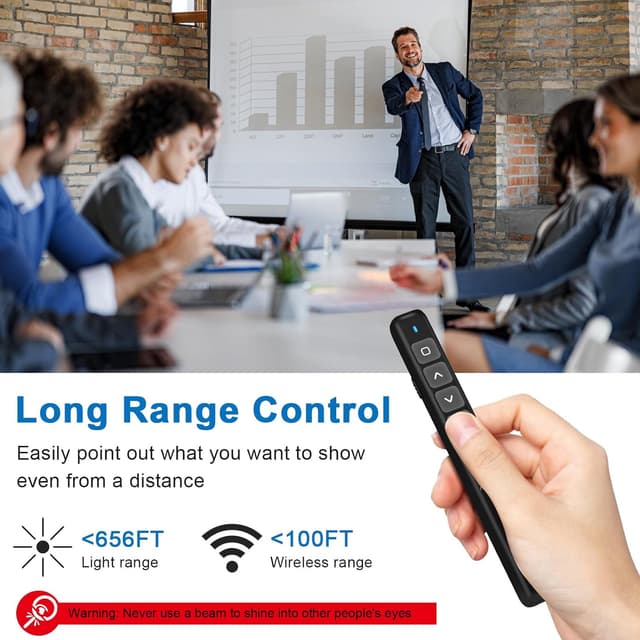 Detalle 2 de KUIYN Wireless Presenter B3 100 m