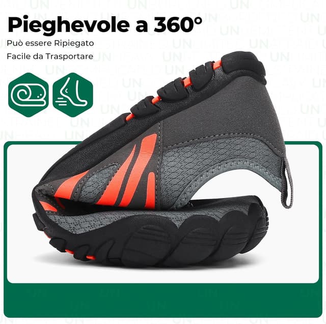Thumbnail 6 de SAGUARO Scarpe Barefoot da Scoglio Uomo con punta larga, traspiranti e asciugatura rapida (39-48)
