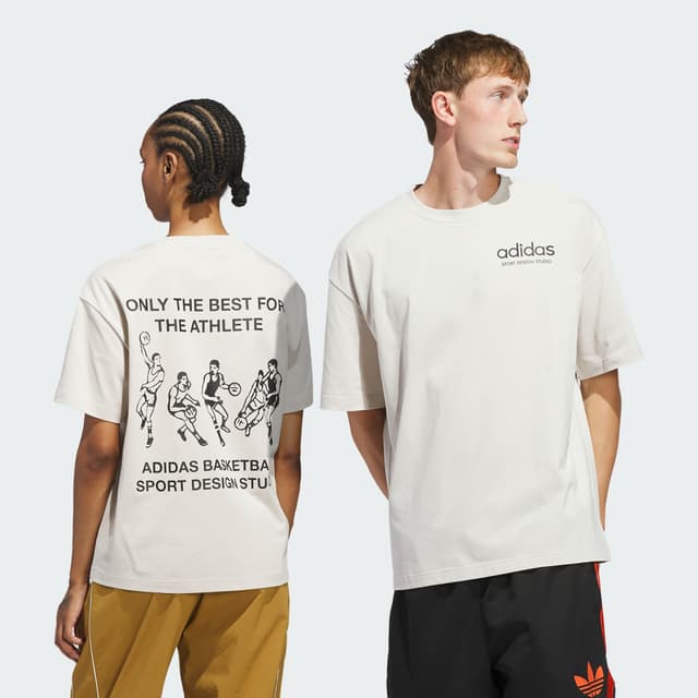 Thumbnail 1 de Adidas Sport Design GFX camiseta beige