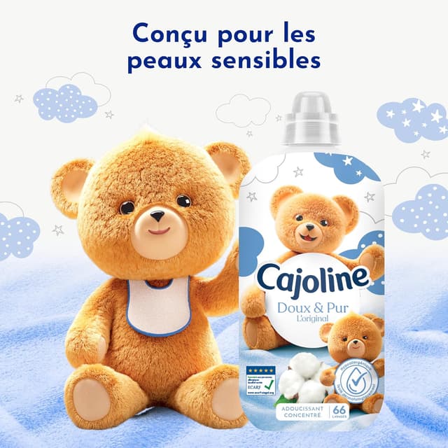 Thumbnail 3 de Cajoline Doux & Pur adoucissant linge 1,386 L