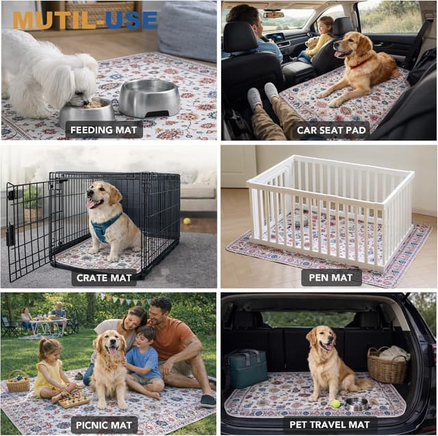 Thumbnail 5 de Tapis Éducateur Chien Lavable 122x152,5 cm