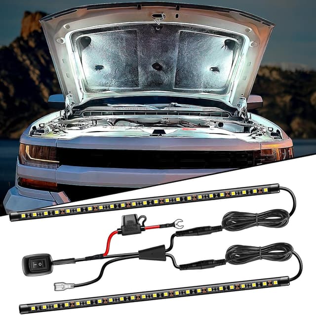 Detalle de Nilight 2pc Under Hood Light Strip (42LED) Waterproof 12V with On/Off Switch
