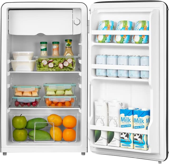 Detalle 2 de Comfee RCD93BL2EURT 93L refrigerador retro