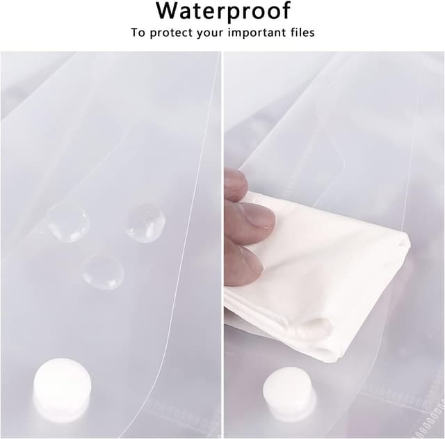 Thumbnail 4 de A5 Plastic Wallets Clear 30-pack document folders