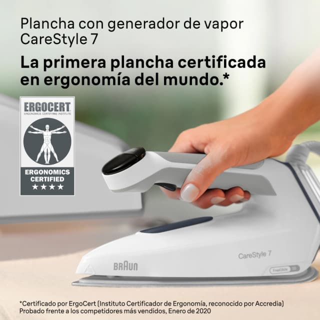 Thumbnail 5 de Braun Carestyle 7 IS7262GY plancha con depósito extra largo de 2 L