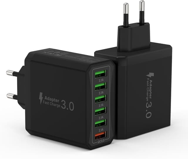 Thumbnail 6 de Tupneuf 40-W-USB-Ladegerät mit 8 Ports: Mehrfach-Netzteil für Samsung, Huawei und Xiaomi