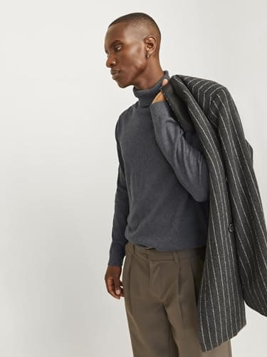 Thumbnail 7 de JACK & JONES Jjebasic Jersey de punto gris oscuro, M