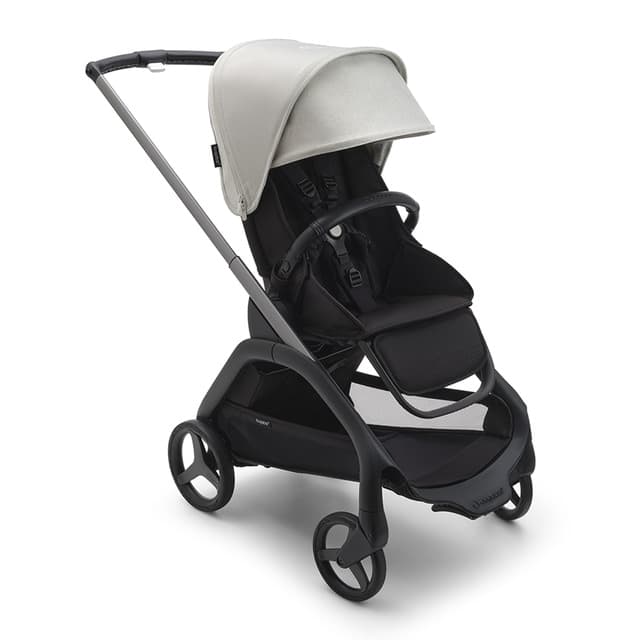 Imagen de Bugaboo Dragonfly silla de paseo grafito, capota blanco niebla en OfertitasTOP