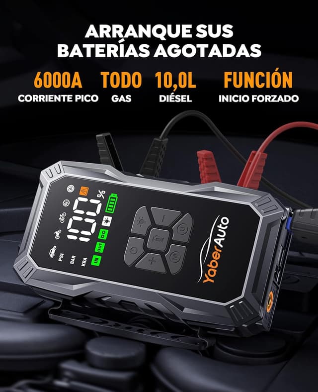 Thumbnail 1 de YaberAuto Arrancador con Compresor 6000A 150 PSI