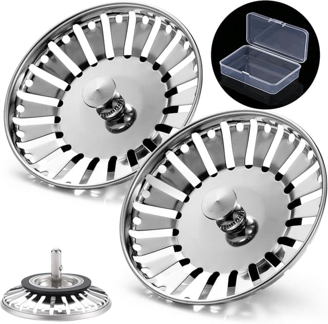 Imagen de Upgraded Kitchen Sink Plug Strainer 84mm en OfertitasTOP