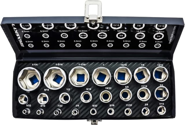 Detalle de Set chiavi a bussola Haskyy 24 pezzi