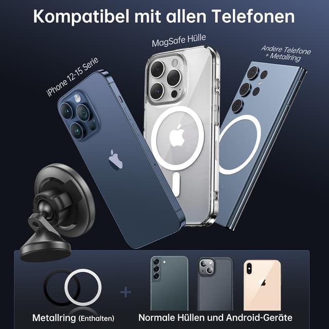 Thumbnail 6 de SYNCWIRE Handyhalterung Auto für MagSafe – flexibler Drehhalter mit starkem Magnet und 3M VHB Tape