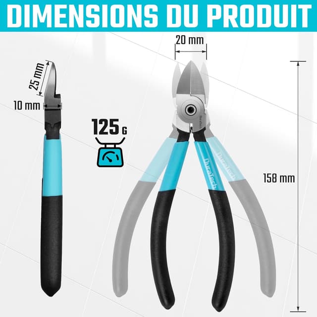 Thumbnail 1 de DURATECH Pince coupante diagonale 158 mm