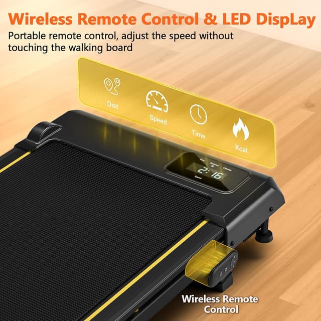 Detalle de Walking pad treadmill 1-12KM/H, 9% incline