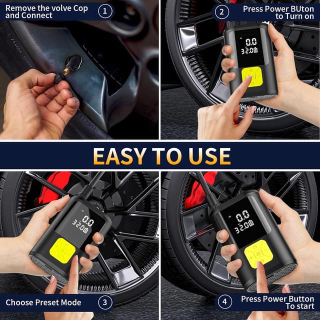 Thumbnail 6 de Ockwred 6000mAh Mini compressore portatile