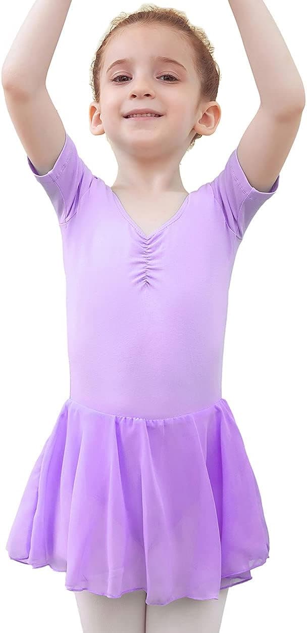 Detalle 2 de Tancefair Ragazza vestito da balletto con body, tutu e gonna in chiffon