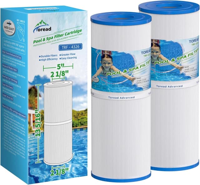 Detalle de TOREAD Hot Tub Filter 25 sq ft 2 pack