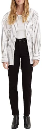 Detalle de Levi's 724 High Rise Straight vaqueros mujer 26W