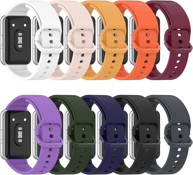 Detalle 2 de Xisair 10-Pack silicone sport straps for Samsung Galaxy Fit3 (SM-R390)
