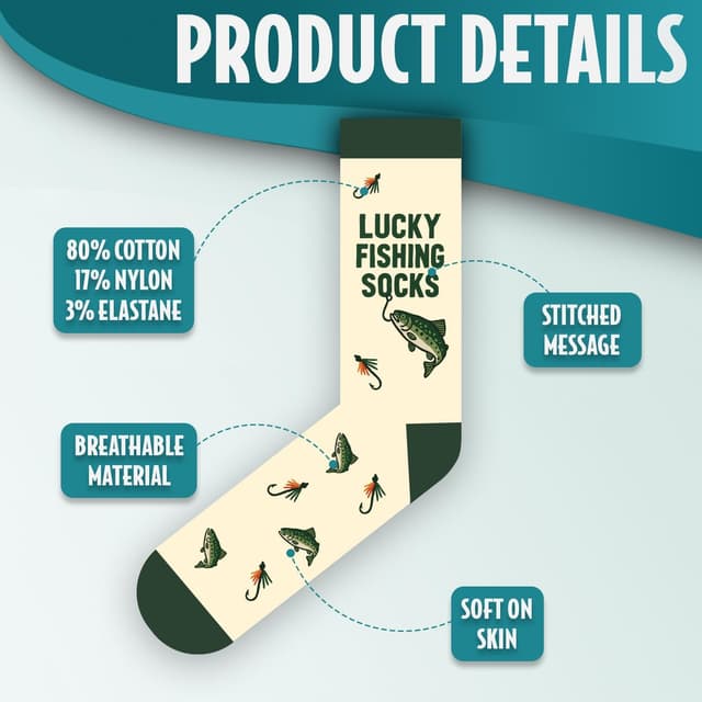 Thumbnail 3 de SC Products Lucky Fishing Socks