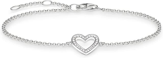 Detalle de Thomas Sabo Pulsera con corazón con circonitas 💍