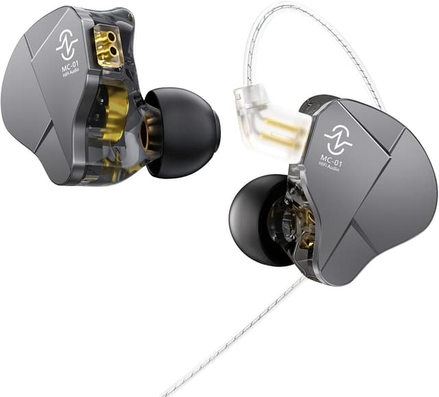 Detalle de Yinyoo CCZ MC01 Soul – kabelgebundene In-Ear-Monitore für Musiker mit 3,5-mm-Anschluss