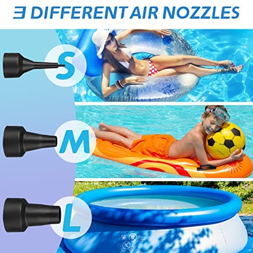 Detalle de Jsdoin Inflador eléctrico 2 en 1