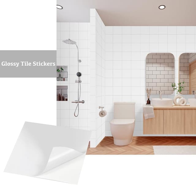 Detalle de Hode adesivi piastrelle 15x15 cm, 24 pezzi