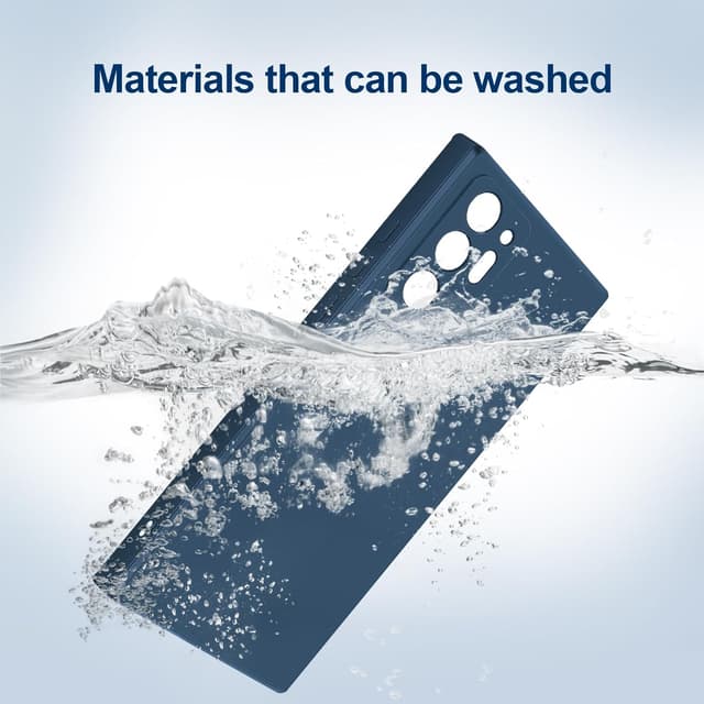 Thumbnail 4 de GiiYoon Hülle für Samsung Galaxy Note 20 Ultra 5G – Liquid Silicone Case in Blau