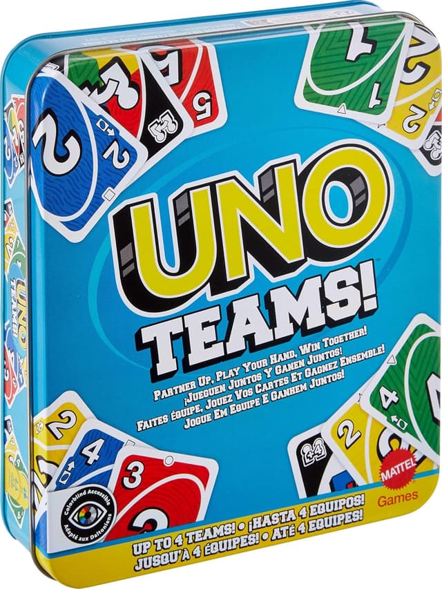 Detalle de Mattel Games UNO Teams Kartenspiel 🎲