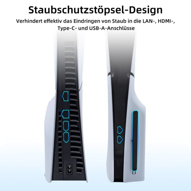 Thumbnail 6 de Mcbazel PS5 Slim Staubschutznetz Set 8-teilig