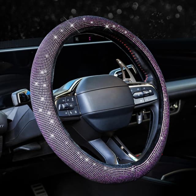 Thumbnail 6 de Valleycomfy Steering Wheel Cover 15 Inch