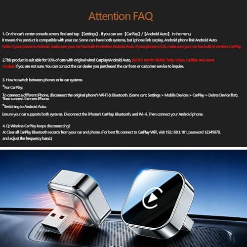 Thumbnail 8 de MUSHUI CarPlay inalámbrico 2 en 1