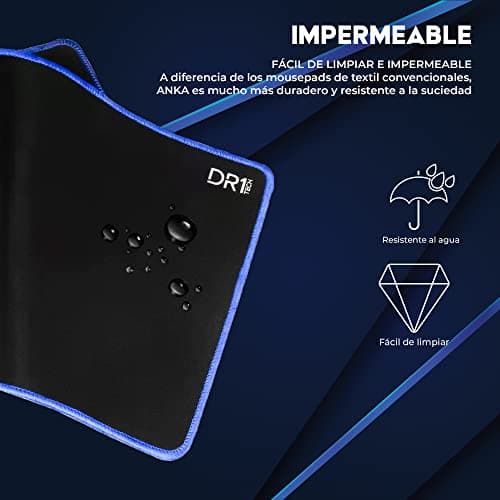 Detalle 2 de DR1TECH Anka Mousepad Gaming Ergonómico 78x30cm