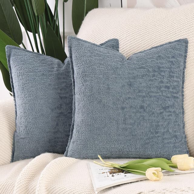 Detalle de Madizz 2er Set Kissenbezüge mit 60x60 cm