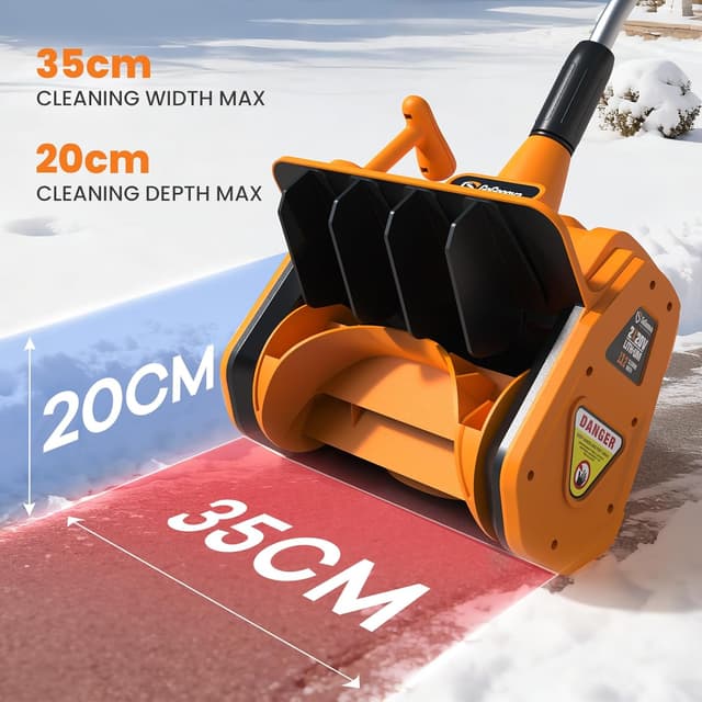 Thumbnail 1 de Gogonova 2x20V Akku-Schneefräse 35 cm