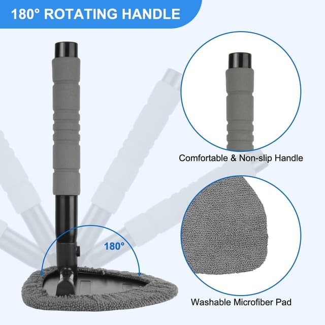 Thumbnail 2 de AMFUN Auto Scheibenreiniger 180° Grau