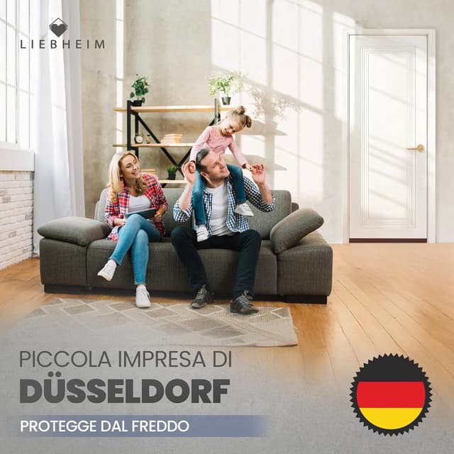 Thumbnail 3 de LIEBHEIM Paraspifferi Sottoporta marrone 1 pezzo