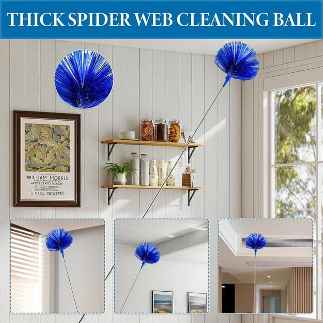 Detalle de TAIANJI Staubwedel Teleskop 245 cm ausziehbar