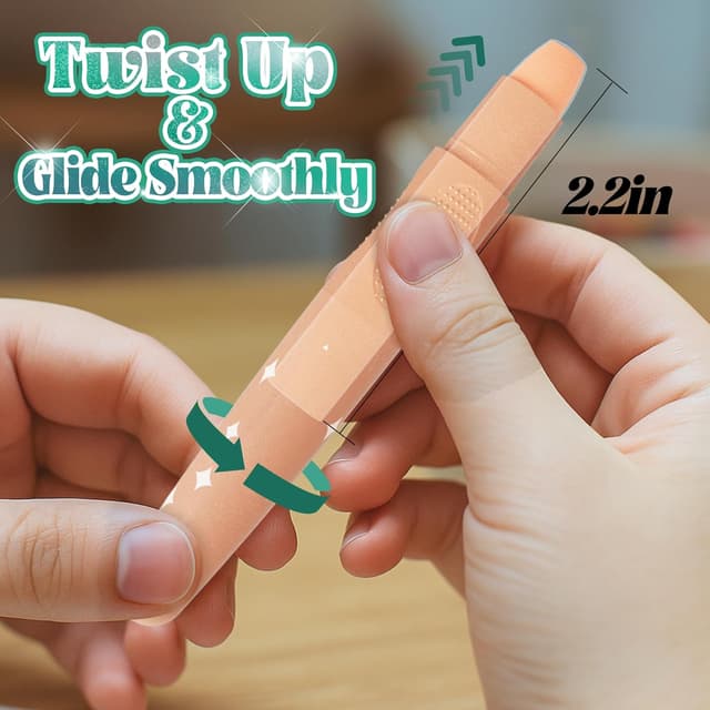 Detalle de Rainbow Sparkle Metallic Watercolor Gel Crayons (12 colours) twistable pencils for toddlers