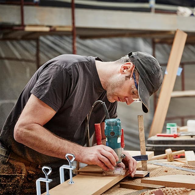 Thumbnail 5 de Delsen C Zwingen Set (2 Stück) – Klein C Klemme aus verzinktem Stahl, Spannbereich bis 50 mm