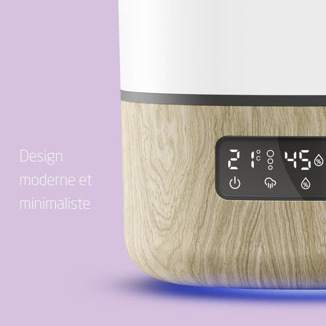 Detalle 2 de Maxi-Cosi Breathe de — humidificateur intelligent pour chambre de bébé avec brume et diffusion d’huiles essentielles