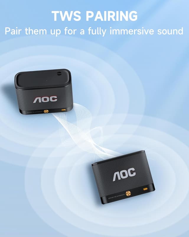 Thumbnail 5 de AOC Portable Bluetooth Speaker 30H battery
