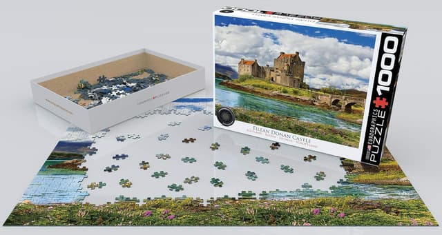 Detalle 1 de Eurographics 1000-Teile Puzzle „Eilean Donan Burg, Schottland“