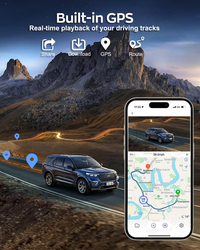 Thumbnail 4 de Driveye D7 4K 4-Channel Dash Cam